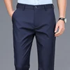 Male Smart Casual Pants Stretchy Sports Men's Fast Dry Trousers Spring Autumn Full Length Straight Office Black Navy Work Pants 3