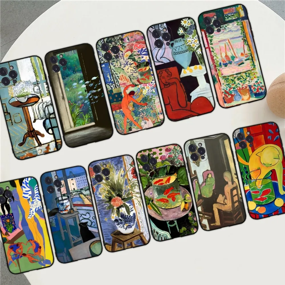 

Henri Matisses Art Painting Phone Case For iPhone 15 14 11 12 13 Mini Pro XS Max Cover 6 7 8 Plus X XR SE 2020 Funda Shell