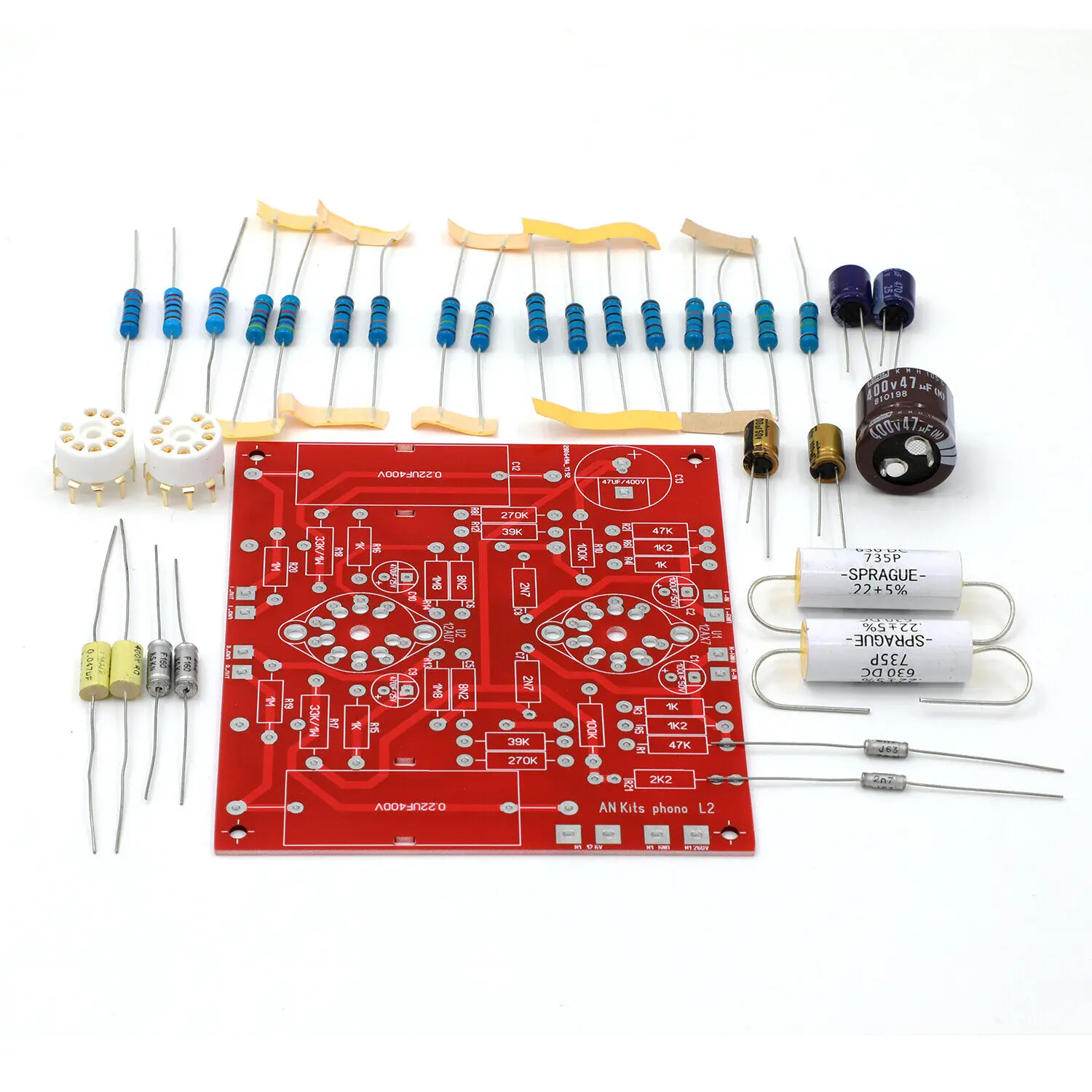

DIY Stereo 12AX7 + 12AU7 Tube MM Phono Amp Board Amplifier Kit