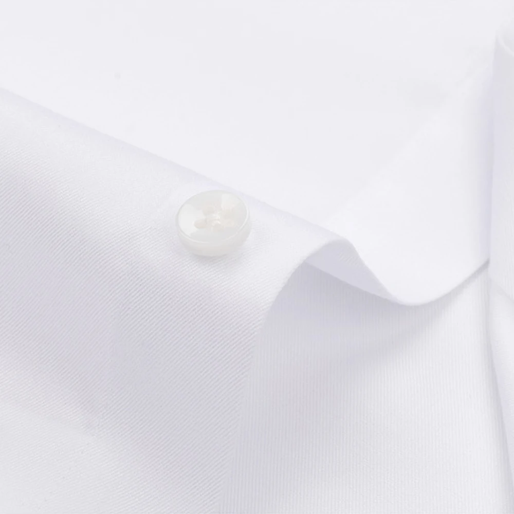 French Cuff Luxury Dress Shirt 100s 2-ply High Quality 100% Cotton Business Shirts Wrinkle Free Dress Shirts For Wedding Groom 4