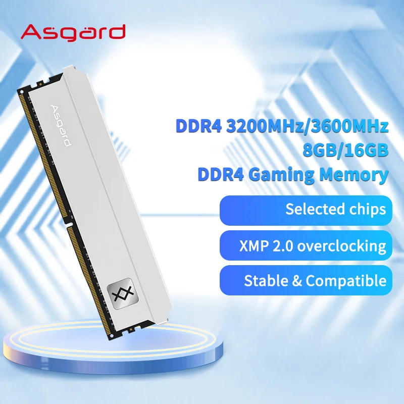 Desktop Ram Memory Asgard ddr4 8GB 16GB 32GB 3200MHz 3600MHZ for PC