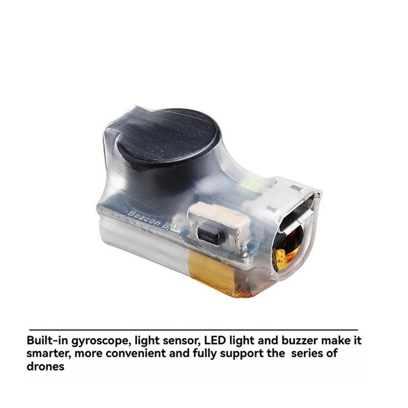 Achetez buzzer alarme pour FPV drone : dispositif compact avec gyroscope et LED pour localiser rapidement votre drone perdu.