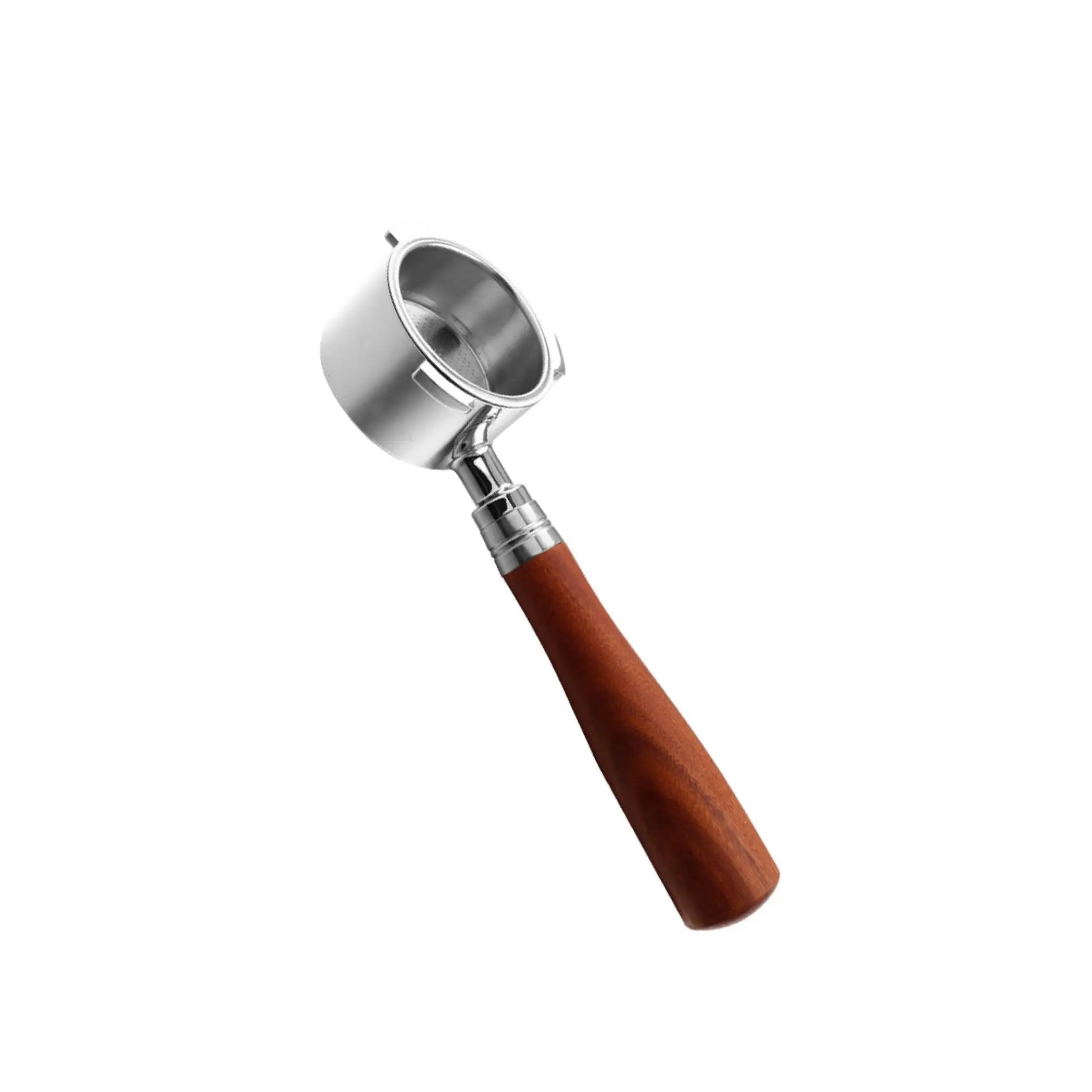 

Coffee Bottomless Portafilter 51mm with Wood Handle for Delonghi EC680 Parts
