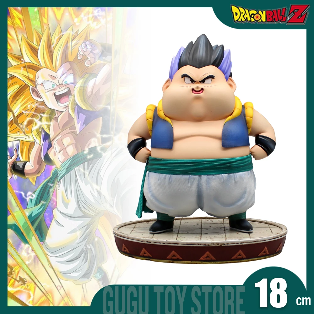 Dragon Ball Z Figures Fat Skinny Gotenks Anime Figure Fusion Gk Super