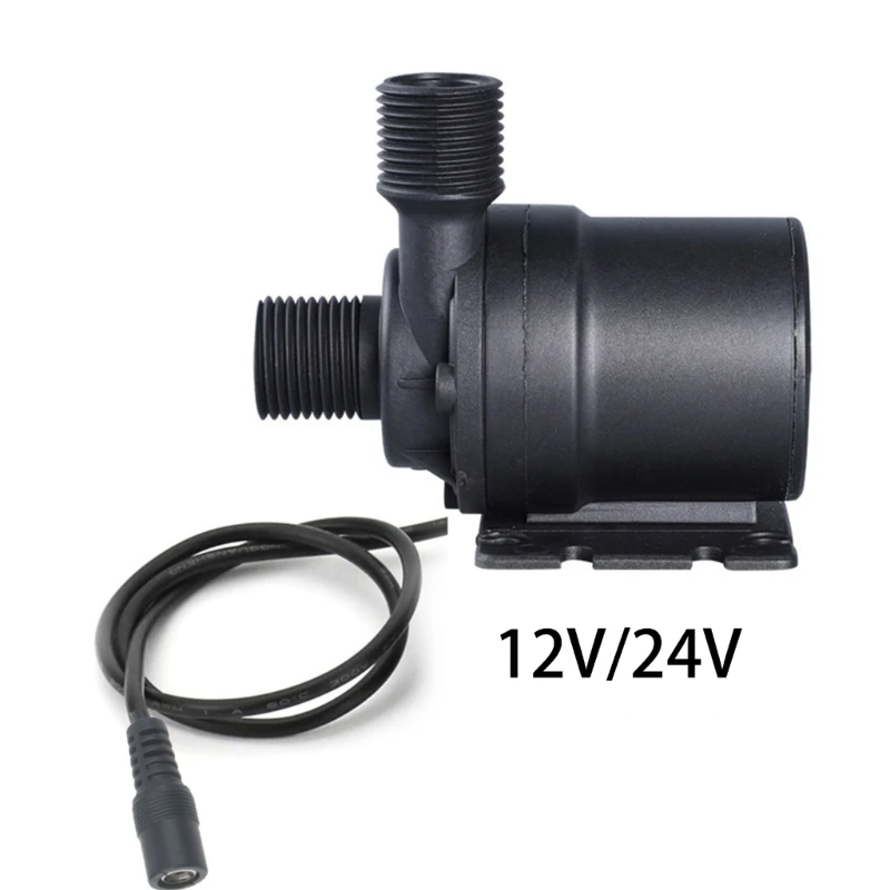 

Powerful Water Pump 12V/24V Quiet & Reliable Water Pump Brushless Submersible Mini Water Pump for Garden Pond Fountain