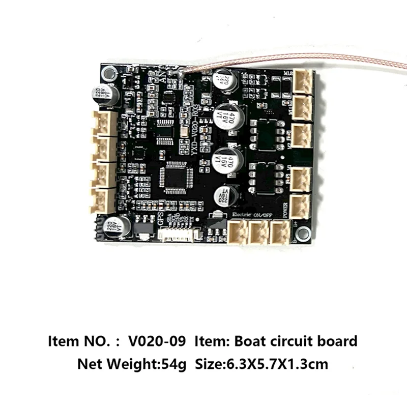 XFDZ-Fishing Boat Main Board Forv020 GPS Fishing Bait Boat Motherboard Remote Control Bait Boat