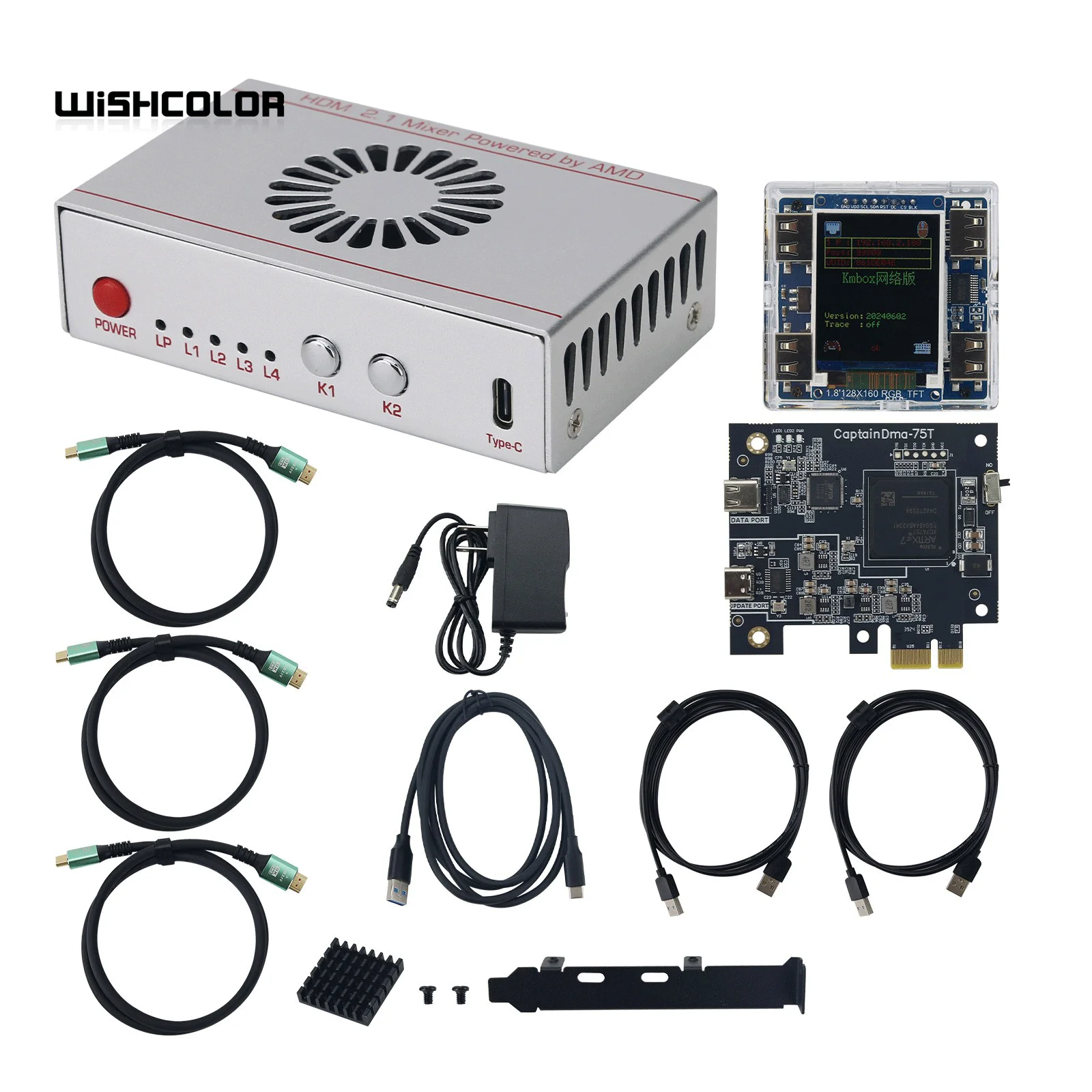 Captain DMA 75T V2.0/ kmbox b+ Captain DMA 75T V2.0⁄ kmbox b+ DMA Board Direct Memory Access PCIE