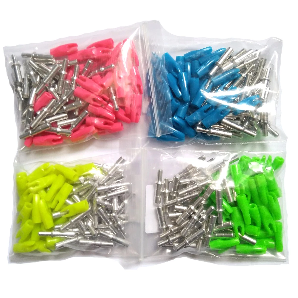 60pcs Linkboy Archery Id6.2mm Arrows Pin Nocks Aluminium Arrows For
