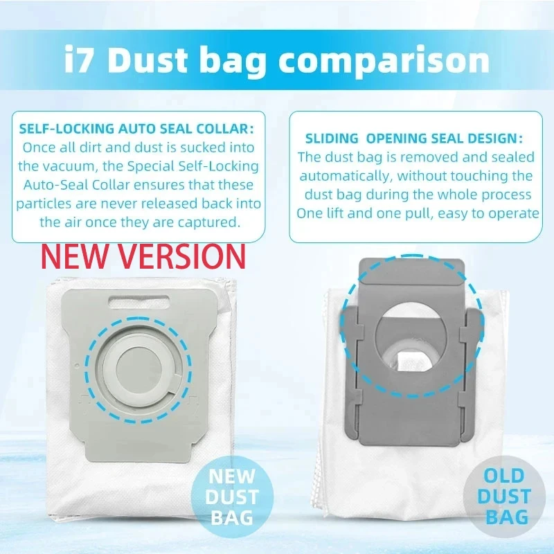 High-Efficiency Dust Bag for Robot Vacuum Cleaner Accessories