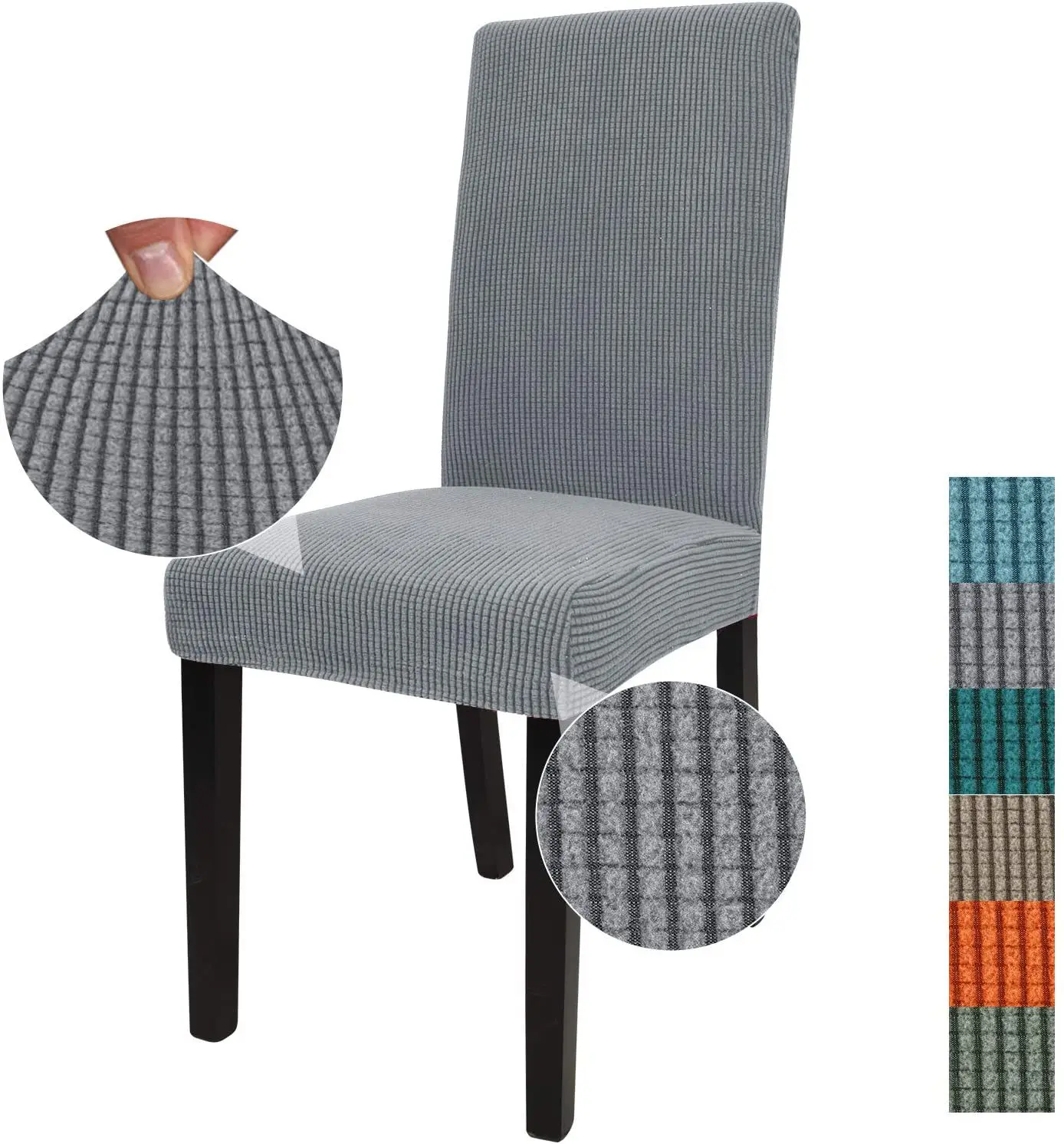 

Chair Cover Thickened one-piece fleece elastic seat cover household seat cover hotel seat cover solid color seat cover