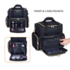 80 Bottle Double Layer Nail Polish Organizer holds 80 bottles (15ml - 0.5 fl oz) with 2 removable pouches and tool storage area 4