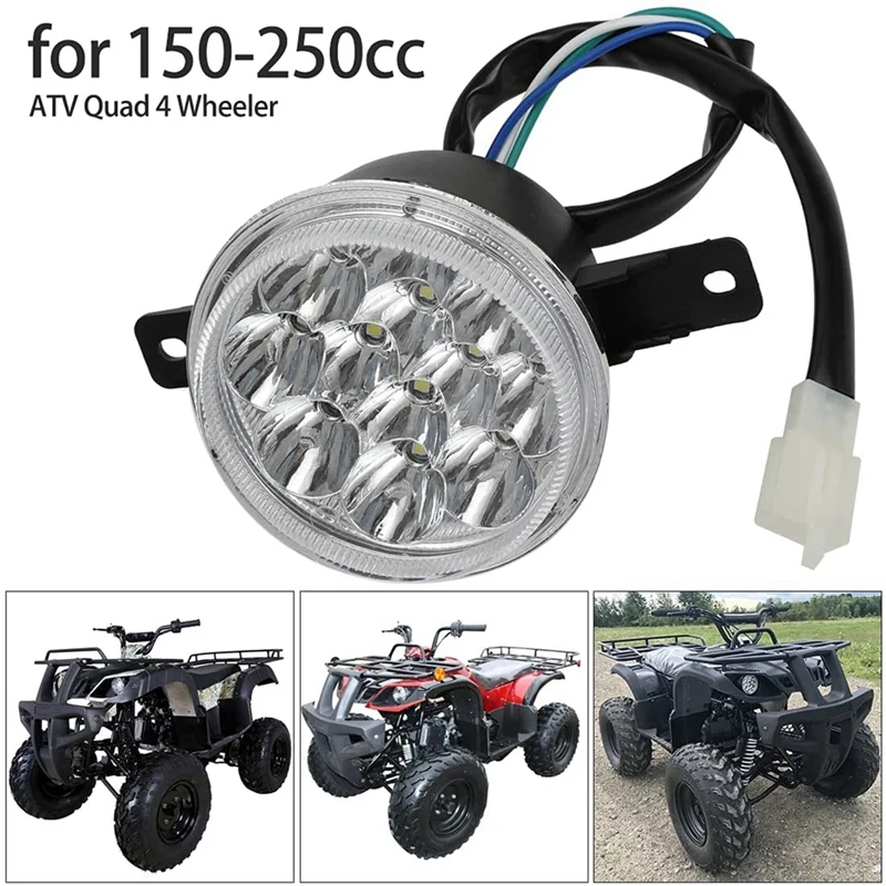 12V Led Anteriore Sinistro E Destro Lampada Frontale Per 150Cc 200Cc 250Cc Taotao D-Type Baja Yamoto Coolster Kazuma Atv Quad