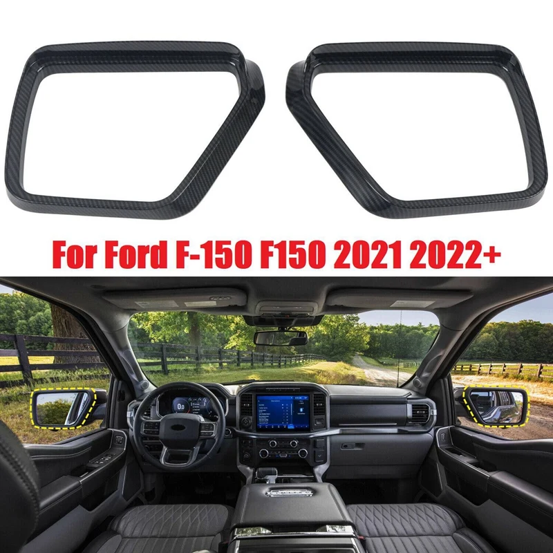 2 шт. защитные наклейки на зеркало заднего вида для Ford F-150 F150 2021 2022 | Автомобили и