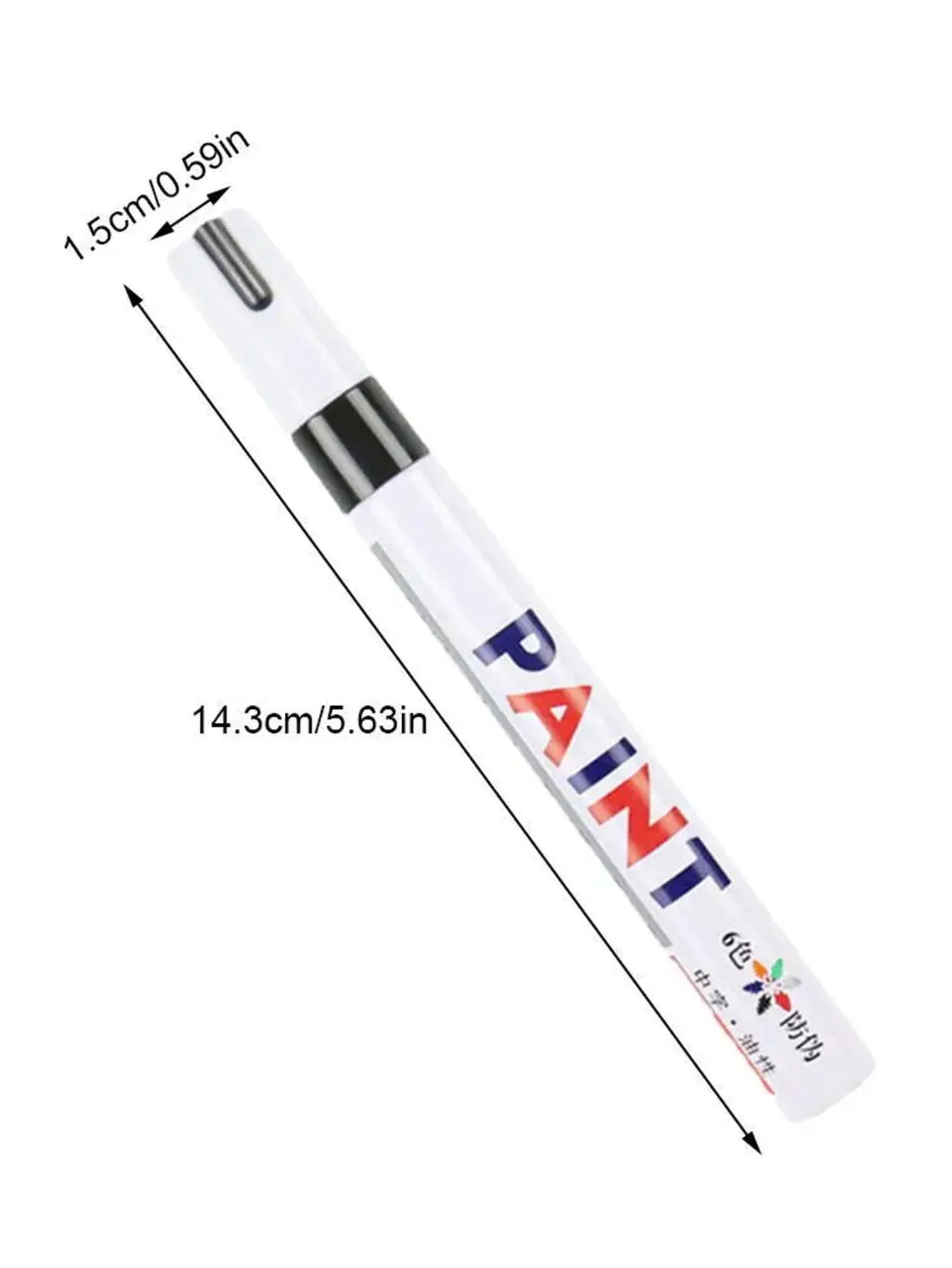 10pcs/Set Waterproof Graffiti Pens Auto Rubber Waterproof Permanent Tire Painting Notebook Pens Cars Wheel Tire Oily Mark Pen