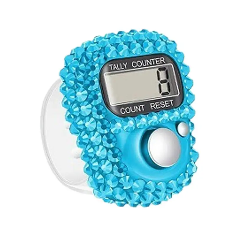 1Pcs Electronic Digital Finger Ring Tally Counter Hand Held Knitting Row Counter Clicker NEW Mini Point Marker LCD