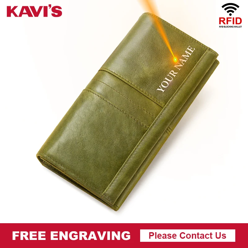 

Кошелек KAVIS Женский, из 100% натуральной кожи