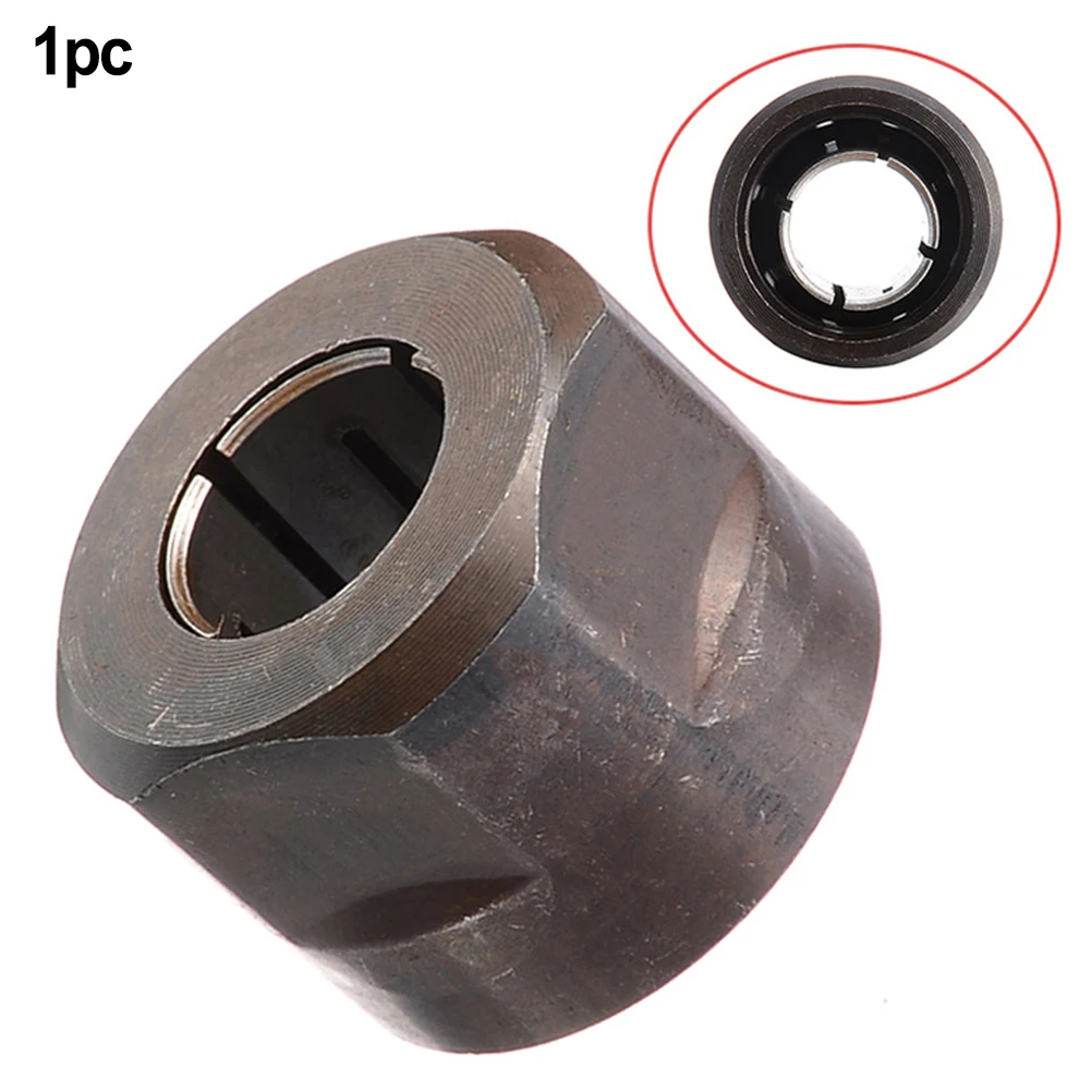 

13MM Metal 1/2" Collet Nut Black Plunge Router Parts For 3612 22.5*27mm High Quality Collet Nut For 3612 Plunge Ro