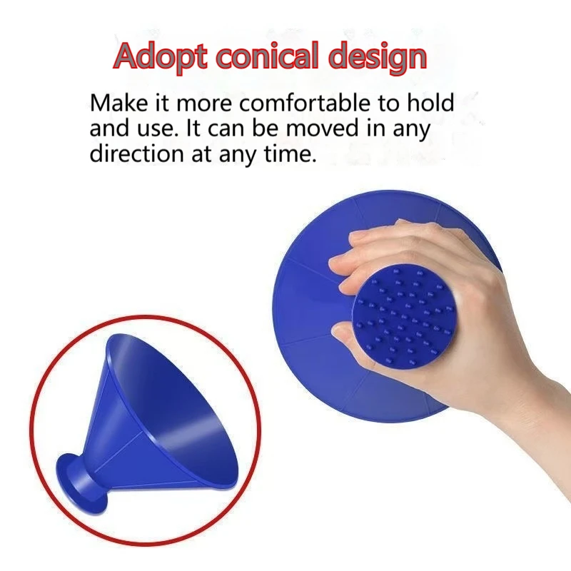 Frost removal funnel shaped cleaning tool car windshield deicer magic scrapers round shovel brush car snow scraper