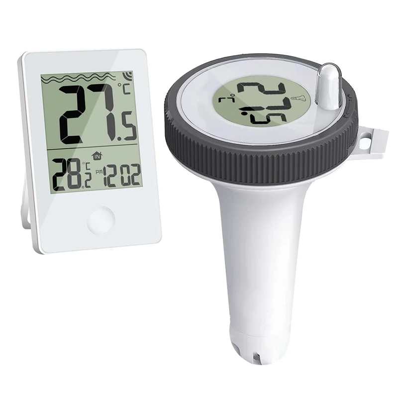 Swimming Pool Thermometer Floating Easy Read, Digital Pool Thermometer For Swimming Pools,Hot Tubs,Small Ponds,Aquariums