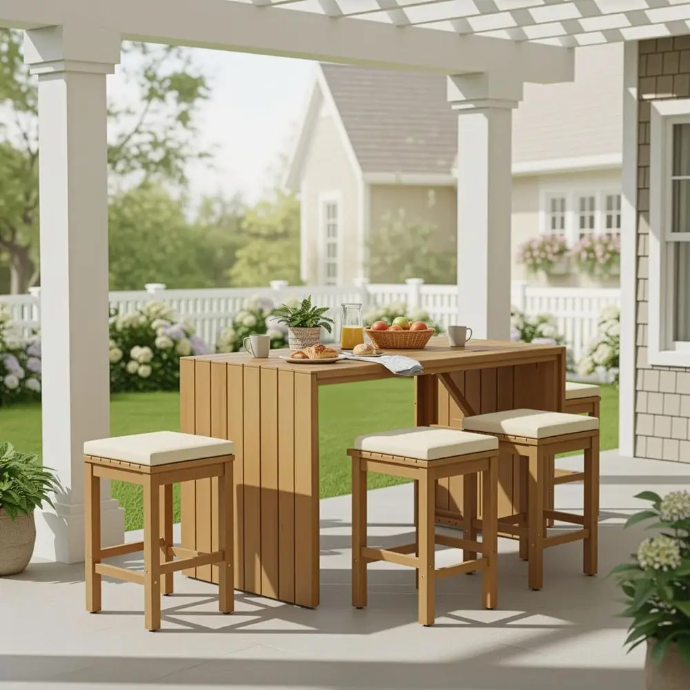 Acacia Outdoor Bar Set 3
