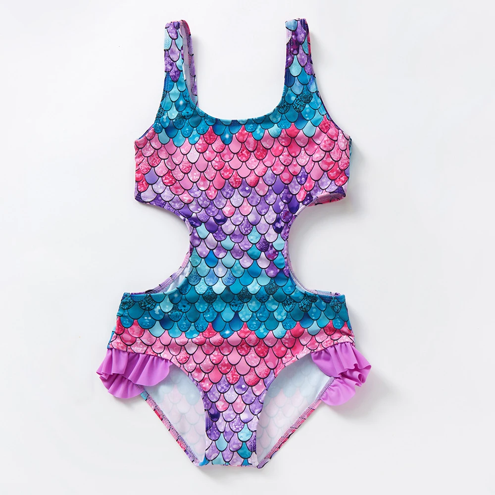 رائعتين الصيف ملابس السباحة مجموعة للفتيات 5-12Y الاطفال ملابس السباحة مقياس السمك كامي الأعلى و تكدرت تقليم منتصف تمتد السراويل بيكيني Tankini