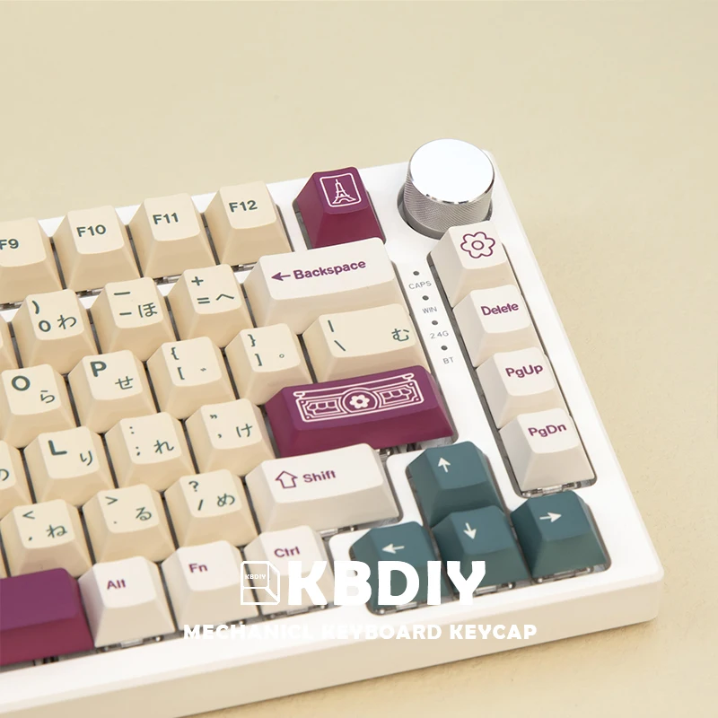 

KBDiy GMK Fleuriste Keycaps Cherry Profile PBT Keycap DYE-SUB 143 Keys Custom DIY Key Caps for Mechanical Gaming Keyboard DIY 60