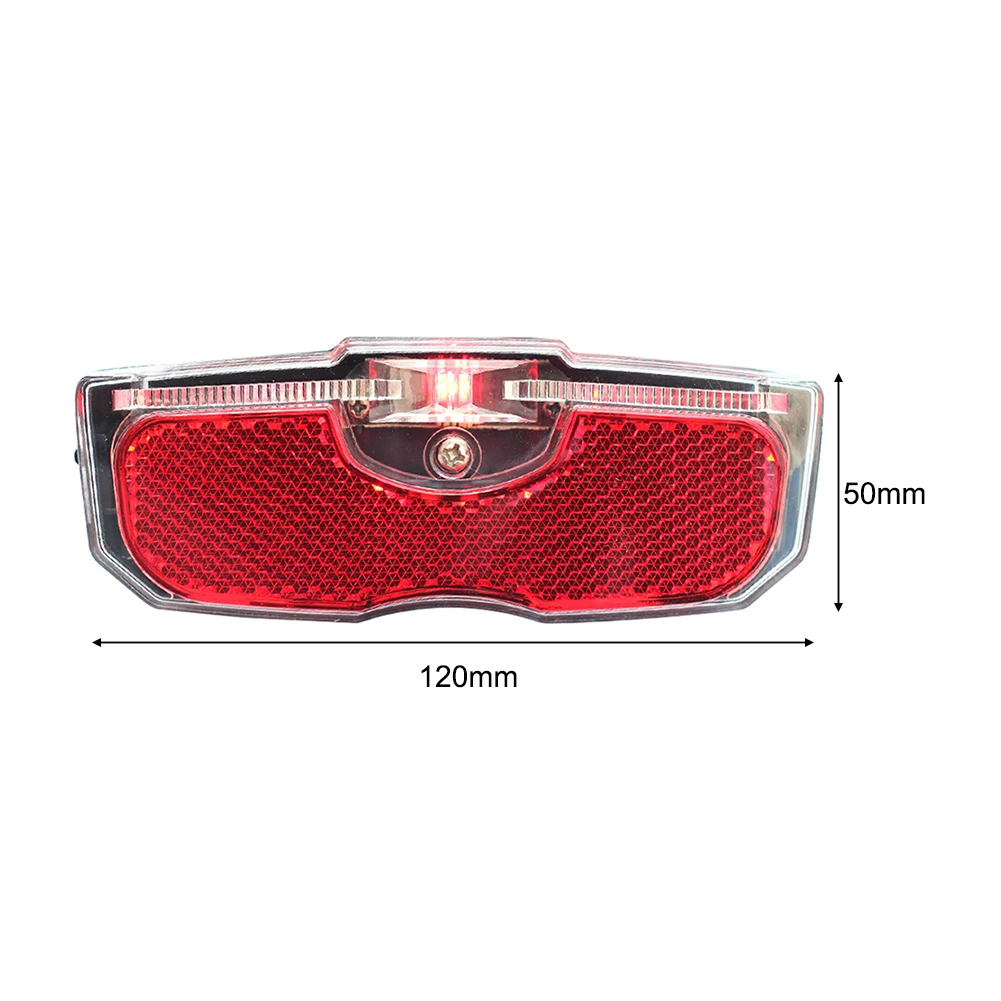 1-10Pcs Waterproof LED MTB Bike Rack Tail Light Bicycle Rear Seat Reflective Taillight Night Ridding Safety Warning Reflector