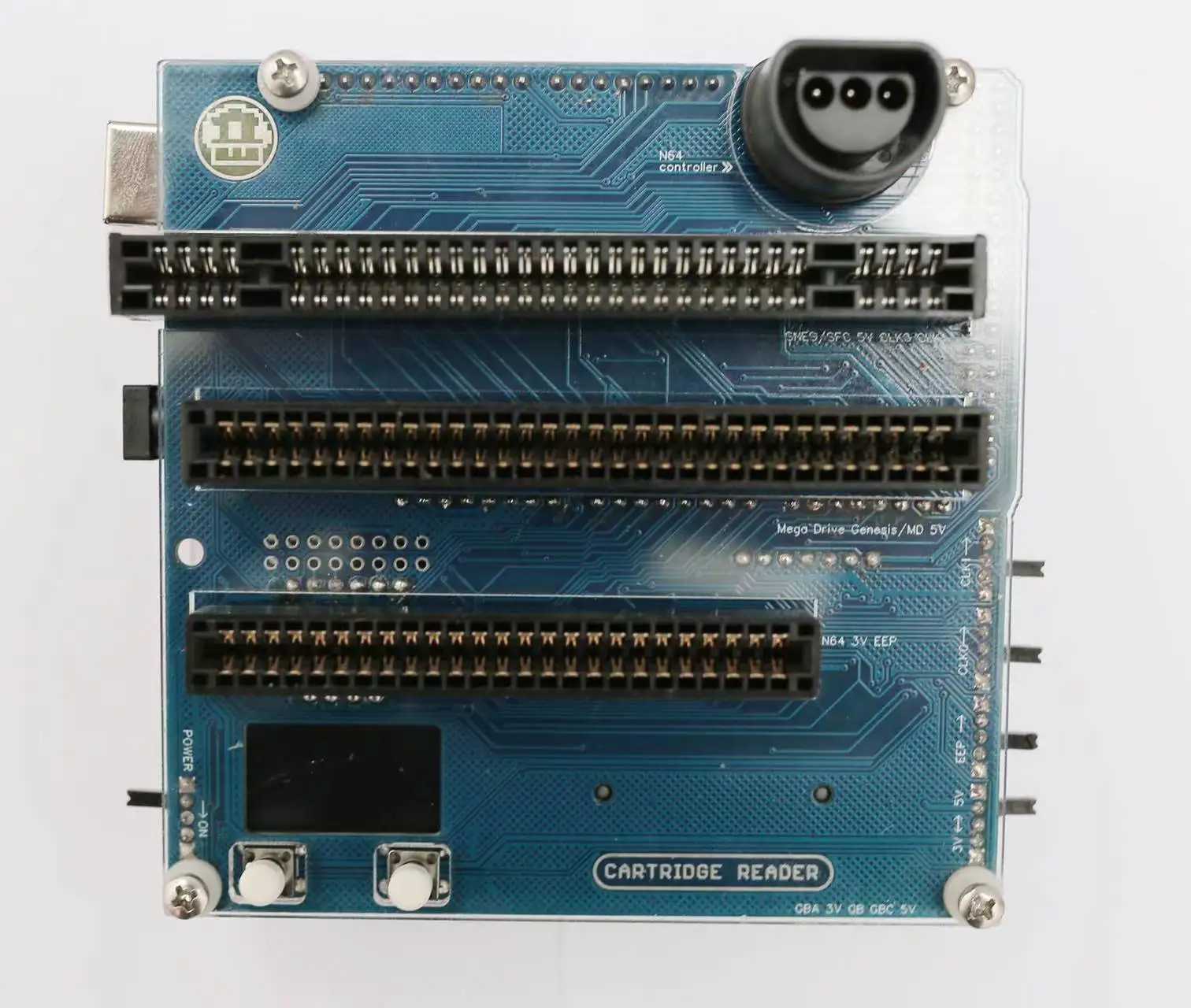 

6 In 1 Open Source Cartridge Reader V3 Retro Games Dumper Support NES, SNES, N64, GBA, GB/GBC, and Genesis Cartridges