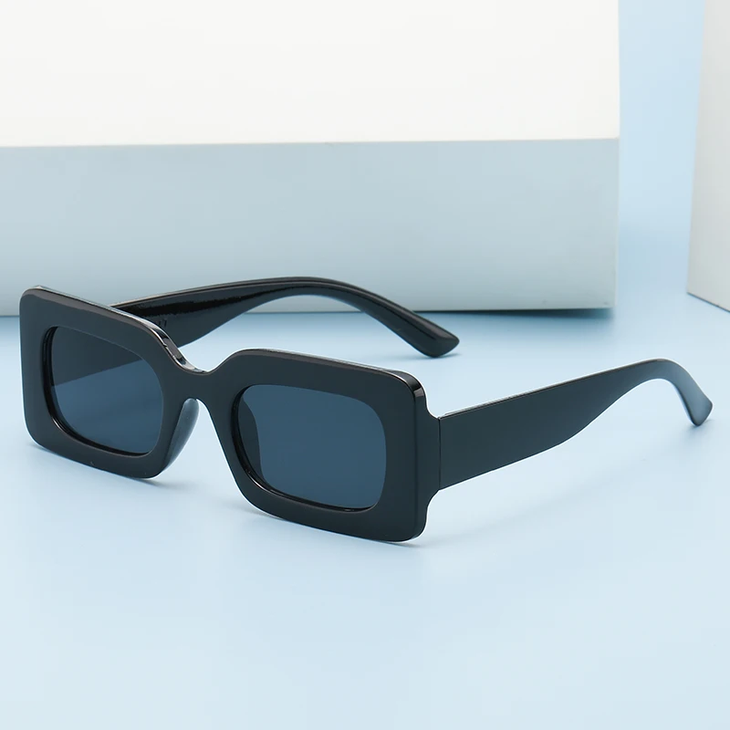 3/4 Stück Unisex-Sonnenbrille mit Katzenaugen-Design, rund, quadratisch, Kunststoffrahmen, modische Sonnenbrille für Outdoor-Reisen, Wandern, Sonnenbrille für Männer und Frauen – Detail 6