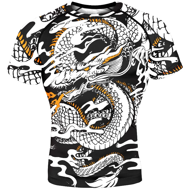 Sports Apparel Mens T Shirt Mma Clothing Boxing Compression Shirt