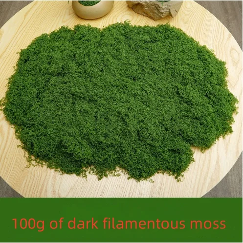 Artificial Green Moss for Home and Garden Decoration - Lifelike Mini Landscape Decor