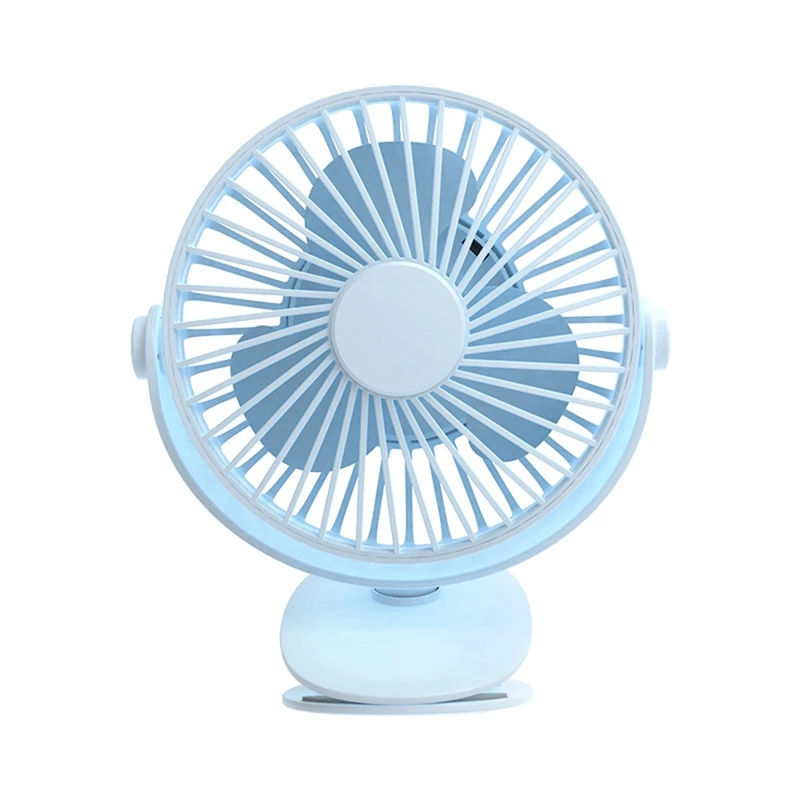 

Multifunction Clipped Fan 360° Rotation 3-Speed Wind USB Desktop Fan Portable Silent Air Conditioner Bedroom Office