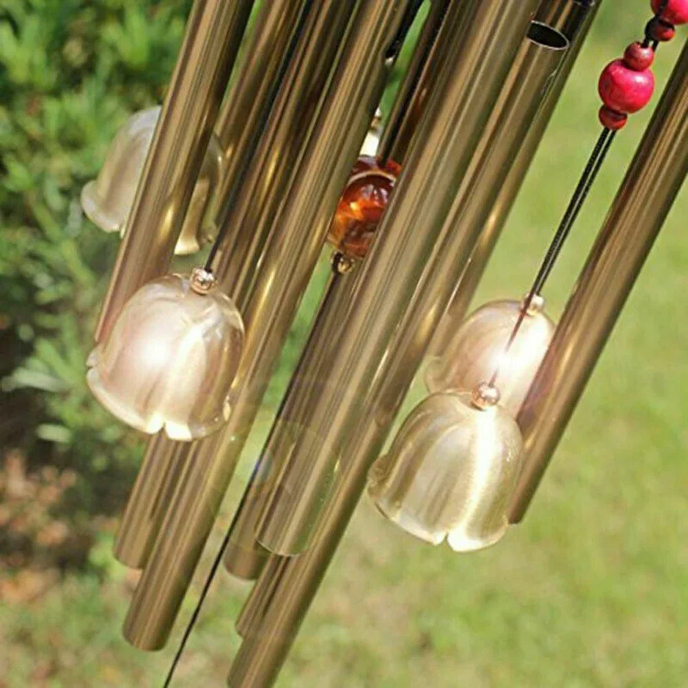 Heavenly Harmony Handmade Wind Chime - Angel Design with Aluminum Tubes for Home and Garden Decor