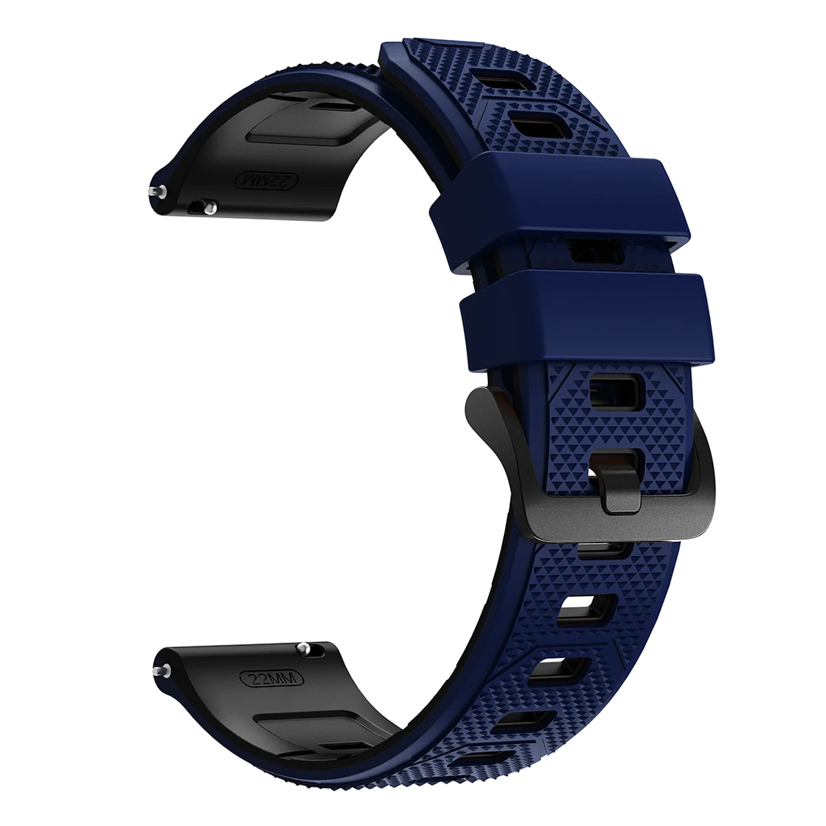 Enhanced Silicone Sport Strap - Premium Watch Band Bracelet 22mm Accessories