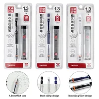 1.3mm Classic Machanical Pencil with Lead Set Plastic Automatic Pencil Writing Drawing Tools Stationery School Office Supplies 2