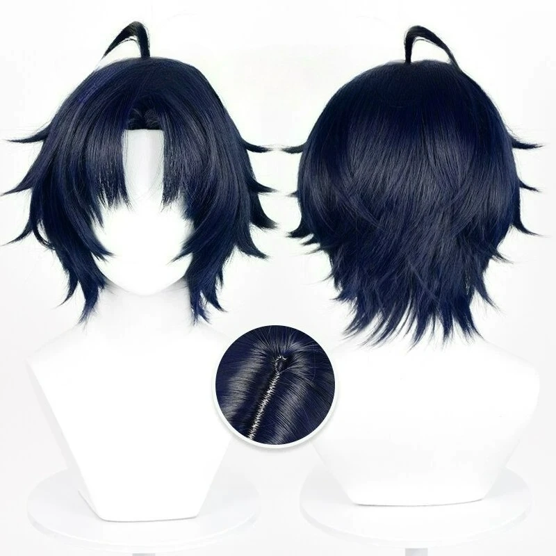 ZZZ Asaba Harumasa Cosplay Choker Earrings Wig Necklace Game