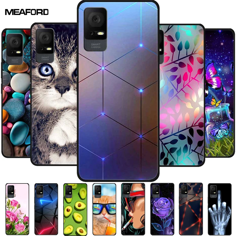Fashionable Soft TPU Silicone Phone Cover - Stylish Painted Bumper Case