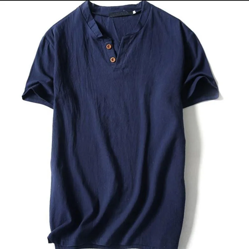 Plus size Summer men shirt 5XL 6XL 7XL 8XL 9XL 10XL linen short sleeve large size shirt men 5 color 3