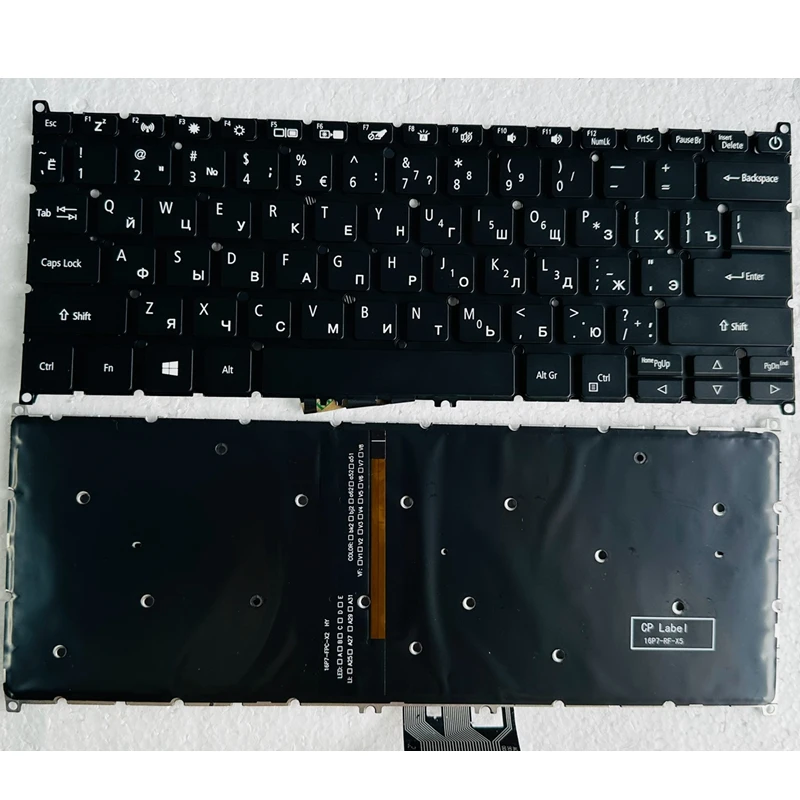 

RU/AR/SP Keyboard for Acer N17W6 N17W7 Spin 5 SF114-32 SP513-51 SP513-52N SP513-53N 52NP Swift 3 SF314-54 58 56 56Q8 SF314-41G