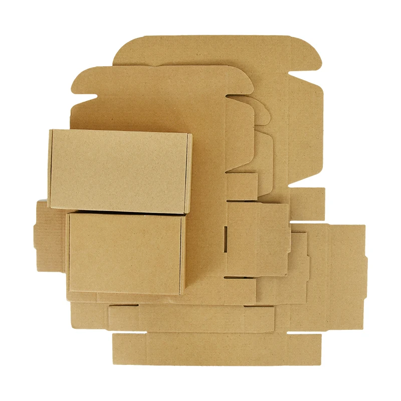 Set of 5 Kraft Paper Gift Boxes for Weddings and Special Occasions