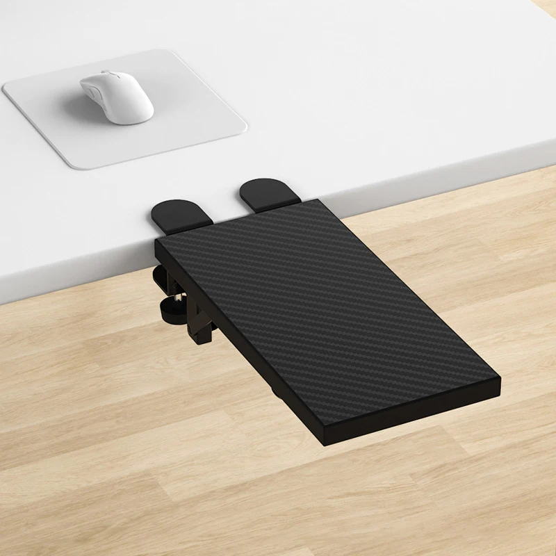 Suporte de Braço de Computador de Madeira Suporte de Mouse Pad Conveniente Extensor de Mesa de Computador Rack de Braço Dobrável Desktop de Casa - Imagem 6