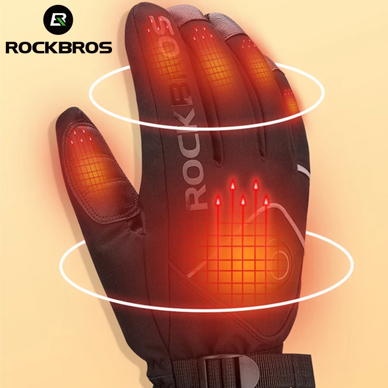 Перчатки с подогревом ROCKBROS