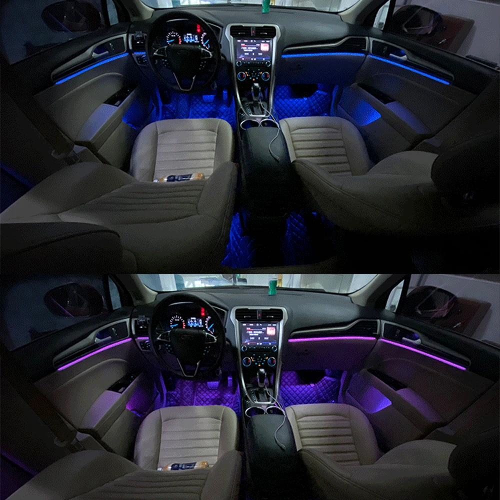Sync Upgrade Fordford Mondeo Led Ambient Light Kit - 64 Colors, Interior  Atmosphere Lamp