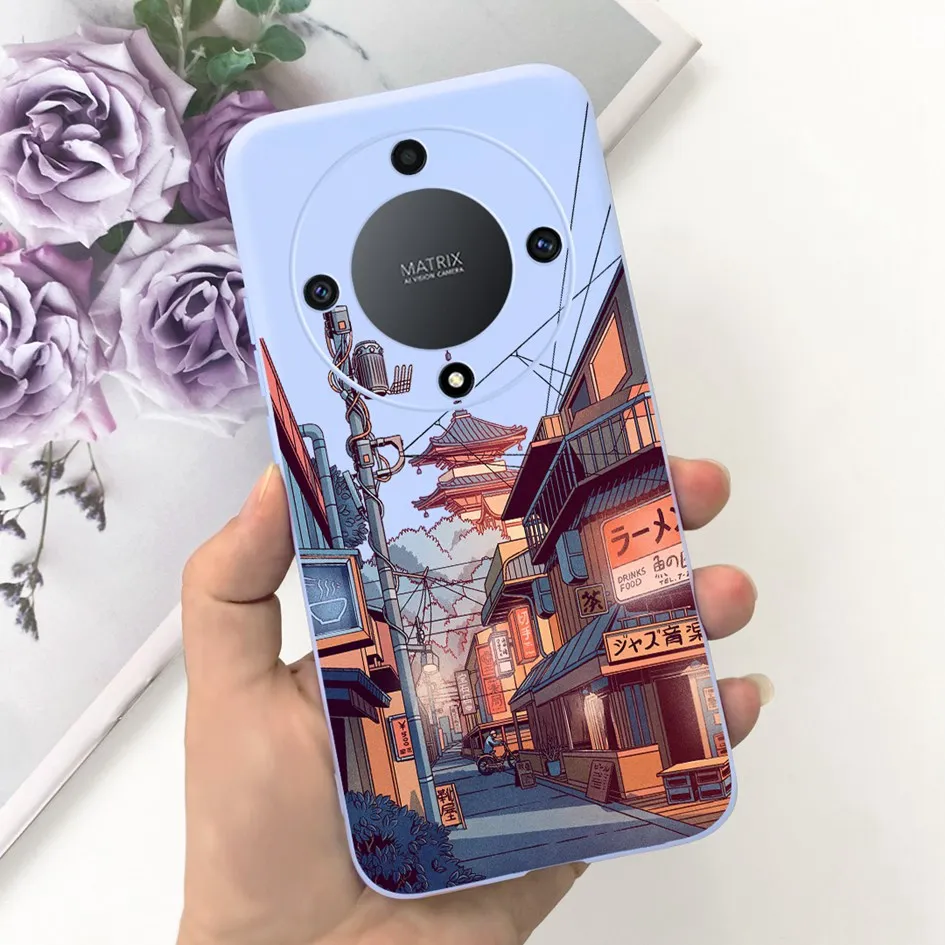 Lovely Cartoon Flower Slim Soft Silicone Phone Case Cover