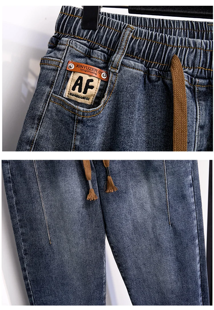 Plus Size 7XL 160kg Autumn Denim Pants Women Jeans Elastic Wasit for Woman Pants Big size Jeans Oversized - Image 5