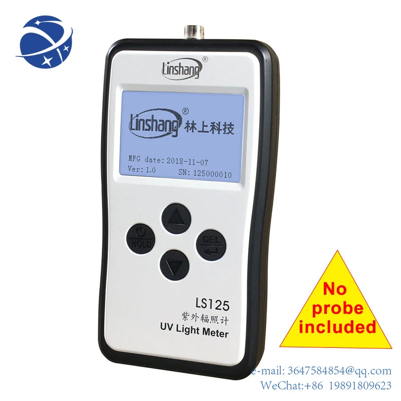 

YunYiLinshang LS125 light meter test ultraviolet power intensity energy for 254nm 365nm 395nm A UVB CLED Waterproof se