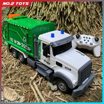 1/12 RC Sanitation Truck Remote Control Liftable RC Dump Trucks Garbage Engineering Vehicle Truck Boys Toys Car Birthday Gift