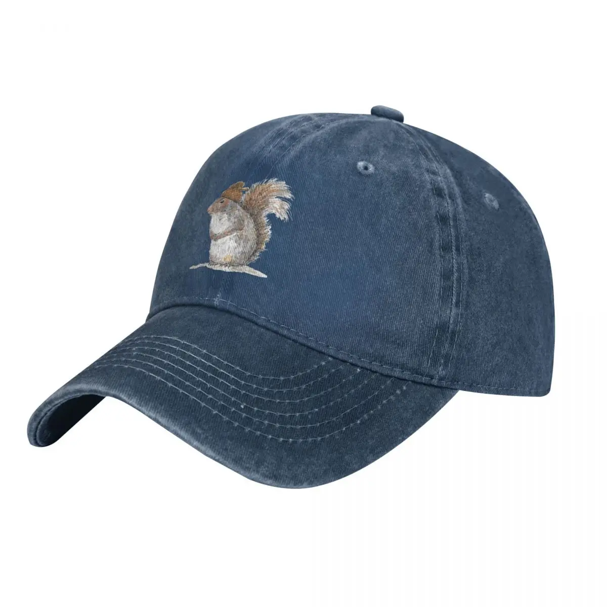 

Squirrel with an Acorn Hat Cowboy Hat Hood Icon Designer Hat Kids Hat Men'S Baseball Cap Women'S