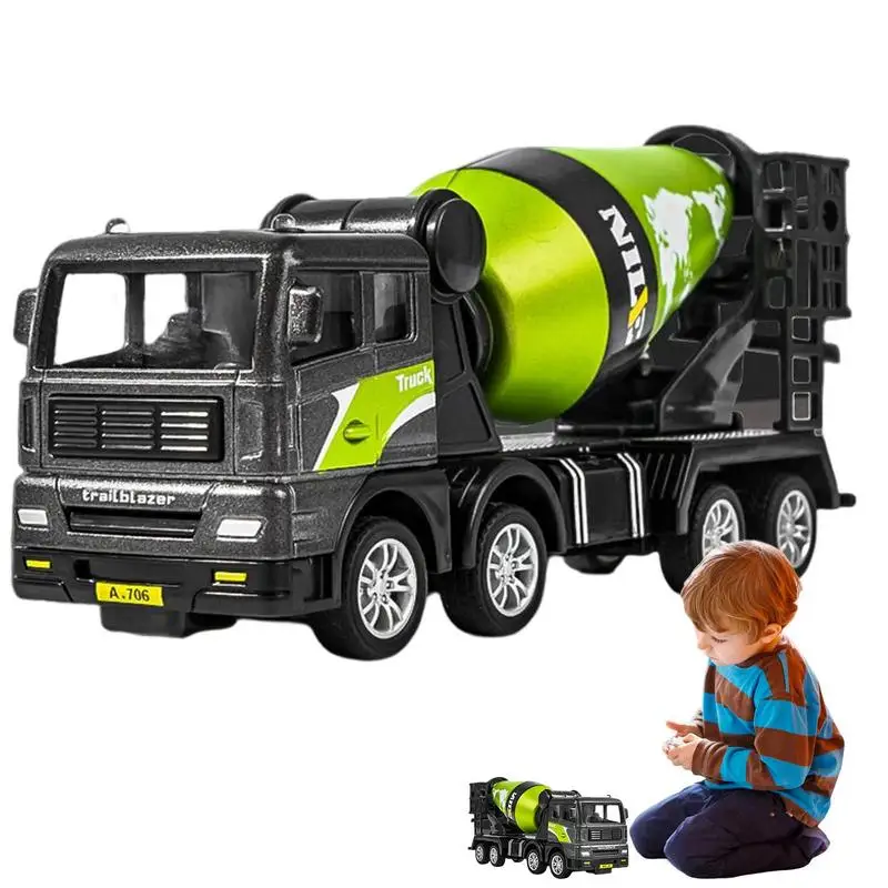 Construction Truck Toys Engineering Excavator Digger Trucks Toys Friction Powered Push And Go Toy Cars Truck And Bulldozer