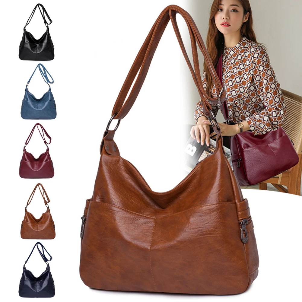 

Stylish Women's Messenger Bag Large Capacity Tote Bag For Working Office